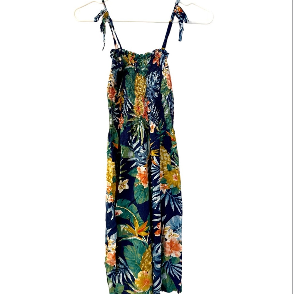 Hibiscus Collection Hawaii Floral Tropical Mini Dress